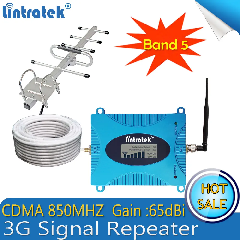 Усилитель сигнала Lintratek GSM LTE 850 МГц CDMA 3G 4G МГц|Усилители сигнала| |