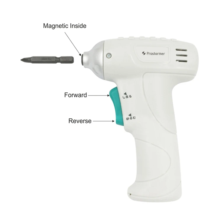 PROSTOEMER 6 в беспроводная аккумуляторная отвертка высокое качество ручной домашний многофункциональный DIY Электроинструмент(без батареек АА