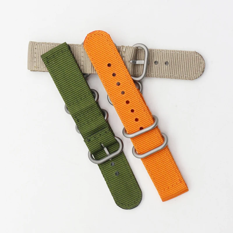22mm Sport Gürtel Herren Metallschnalle Casual Uhrenarmbänder nylon 64 18mm Hombre 15Off 20mm 24mm Uhrenarmband Us7 Für Armee Uhren Armband cAqRj35S4L