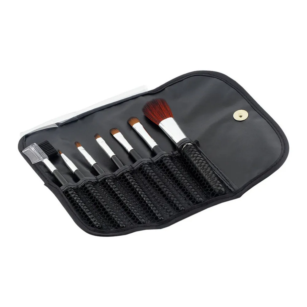 

1set 7 pcs Professional Synthetic Hair Cosmetic Makeup Brush blush Brushes Set for Face/Eye/Lip Cheap Tool