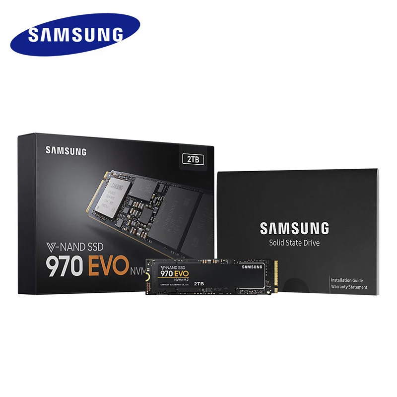 SAMSUNG SSD 970 EVO M.2 2280 NVMe 1 ТБ 500GB 250GB Внутренний твердотельный диск жесткий диск HDD M2 для ноутбуков настольных ПК PCLe