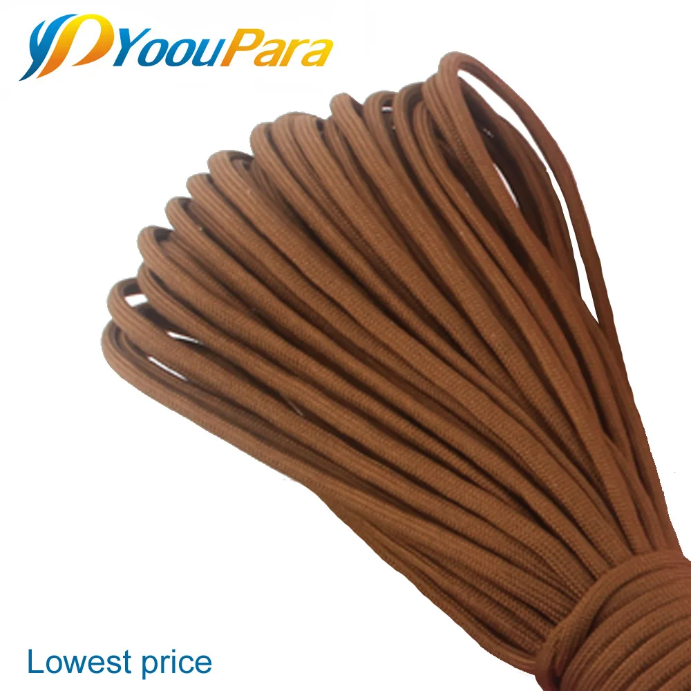 Паракорд YoouPara 4 мм 550 25 футов * 20 шт. 7 подставок парашютный шнур веревка для