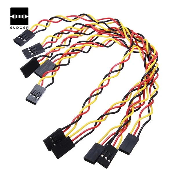 

New Electric Unit 5 Pcs F/F 3 Pin 20cm 2.54mm Female to Female Jumper Wire Cables Line For Arduino Electronic Components