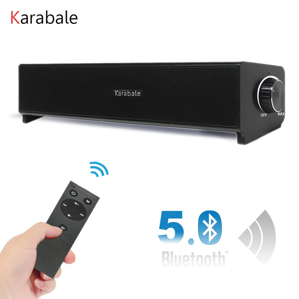 20 Вт HIFI 3D объемный стерео Bluetooth динамик Портативный Саундбар тяжелый бас сабвуфер