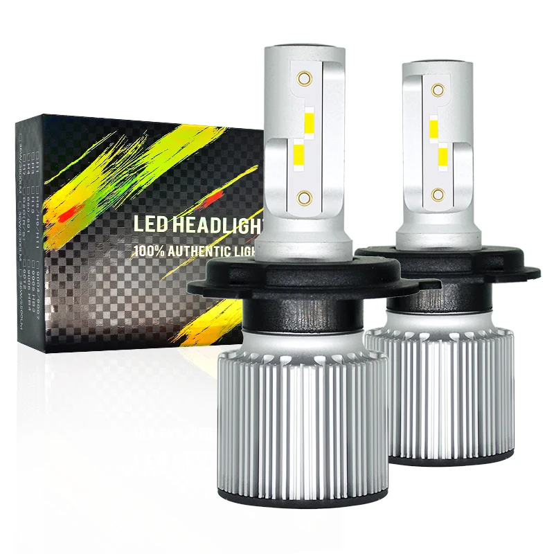 

Mini Bright H4 H11 LED H7 LED Bulb HB3 9005 H1 CSP Car Light Headlight Bulb H8 9006 H9 HB4 8000LM 80W 6000K 12V 24V Automobile