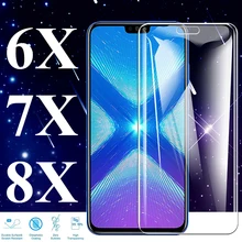 Защитное стекло из закаленного стекла для huawei Honor 8x 7x6x6 7 8 X X6 X7 X8 Защитная пленка для камеры huway Cam Защитная Броня 2.5d