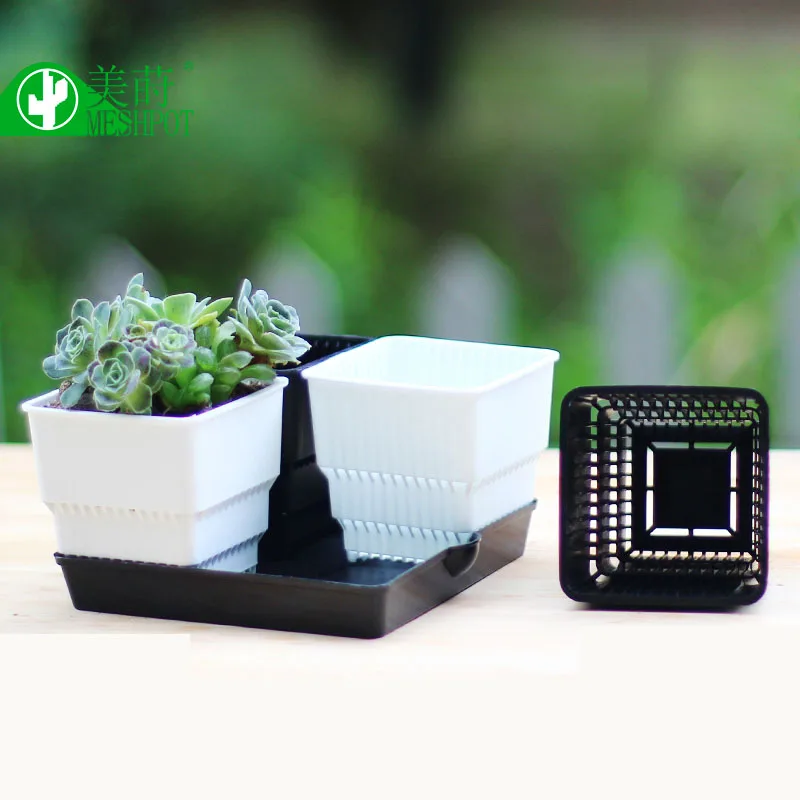 Meshpot Succulents Pot Plastic Flower Pot Planter Container Garden Pot Home Decoration Root Controlling Basin Inner Dia. 7cm Meshpot Succulents Pot Plastic Flower Pot Planter Container Garden Pot Home Decoration Root Controlling Basin Inner Dia. 7cm
