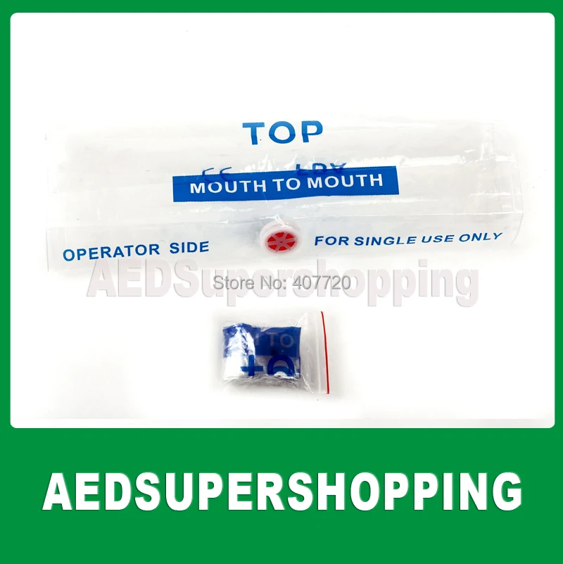 

Pack of 250 Mini CPR Masks CPR LIFE KEY Resuscitation mask Refills Rescue Breather Face Shield With One Way Valve