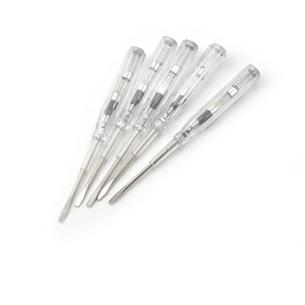 

1pcs Plastic 100-500V Induced Elec cal Tester Screwdriver Test Probe Pen Voltage Detector Light