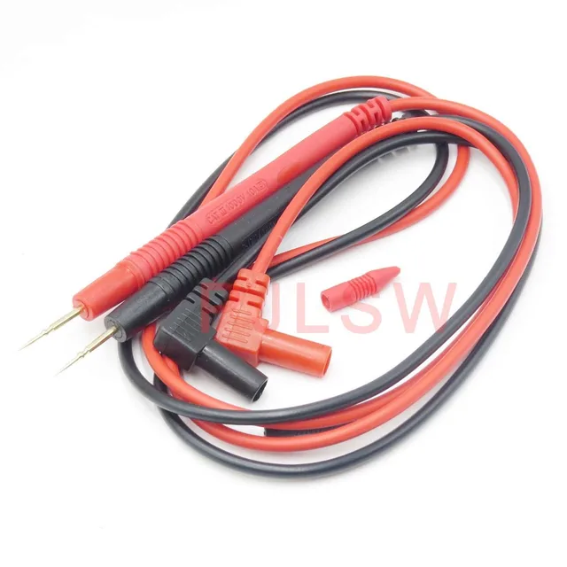 2PCS (1 Red/1 Black)  1000V/10A  Multi Meter lead / Very pointed test probe Digital Multimeter pen Test PEN