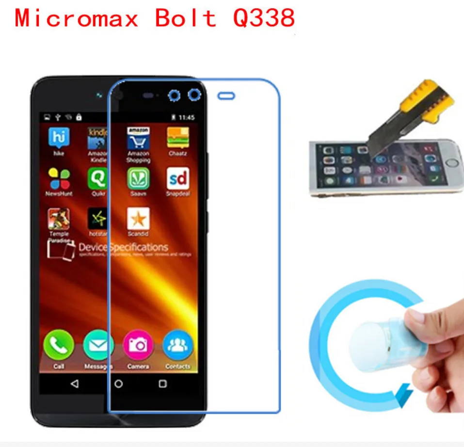 

Nano Explosion-proof Soft Glass Clear Screen Protector Protective Film for Micromax Bolt Q338