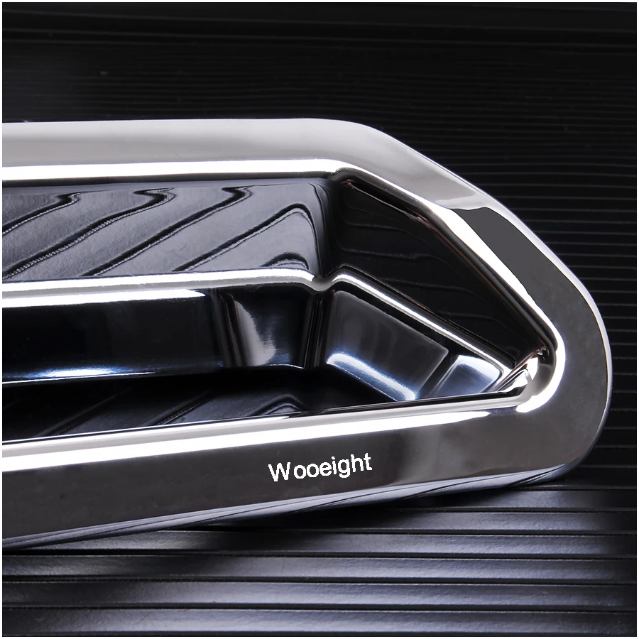 Car Chrome Rear Trunk Tailgate Door Handle Bowl Cover Trim Molding Garnish Decoration For Ford Escape Kuga 2013-2016 2017 2018 (5)