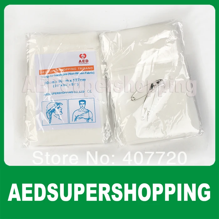 

Non-woven Triangular Bandage with 2 pins,Dynarex 100 Triangular Bandage 36"x36"x51",Triangular Bandage Arm Slings,SAM Splint