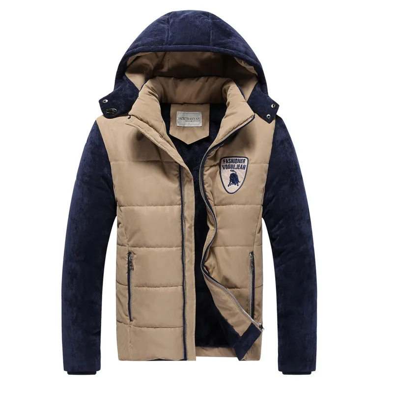 

2016 Winter Brand Men Down Jacket Fur Hood With Cashmere Plus Size M-5XL Winter Jacket High Quality Fashion Men's Coat Hot Sale