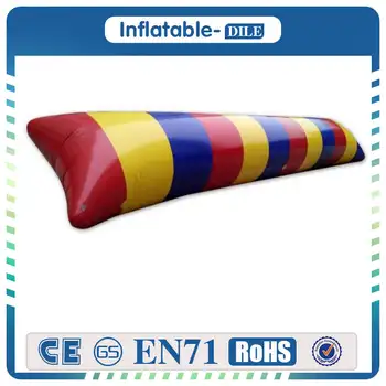 

Free Shipping 0.9mm PVC 7x2m Inflatable human catapult / water jumping blob inflatable water blob For Sale