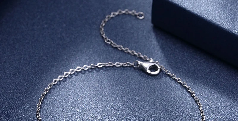 Изысканный Простой круг браслет кристалл от Swarovski Регулируемый женские браслеты серебро 925 аксессуары для рук ювелирные изделия на подарок