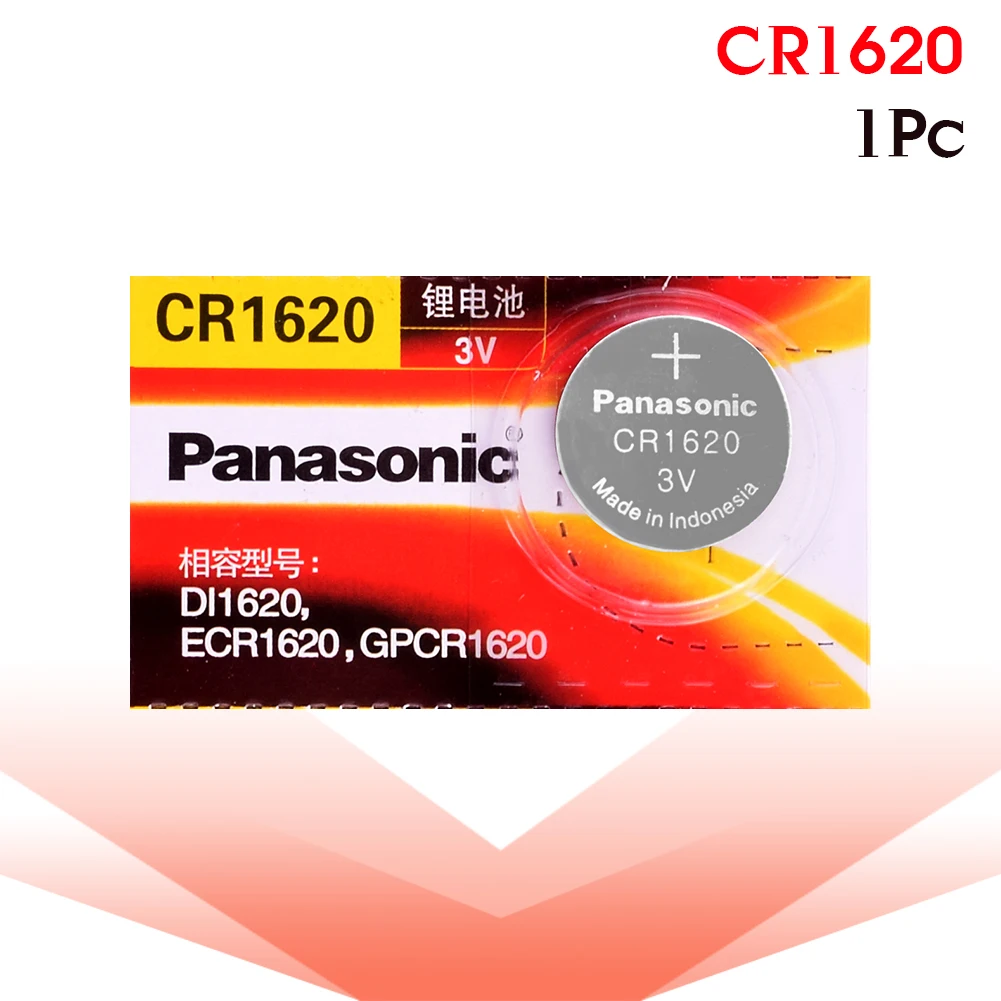 PANASONIC 1 шт. cr1620 3 В Кнопка ячейка монета ECR1620 DL1620 5009LC KCR1620 BR1620 LM1620 литий-ионные аккумуляторы для часов автомобиля игрушки