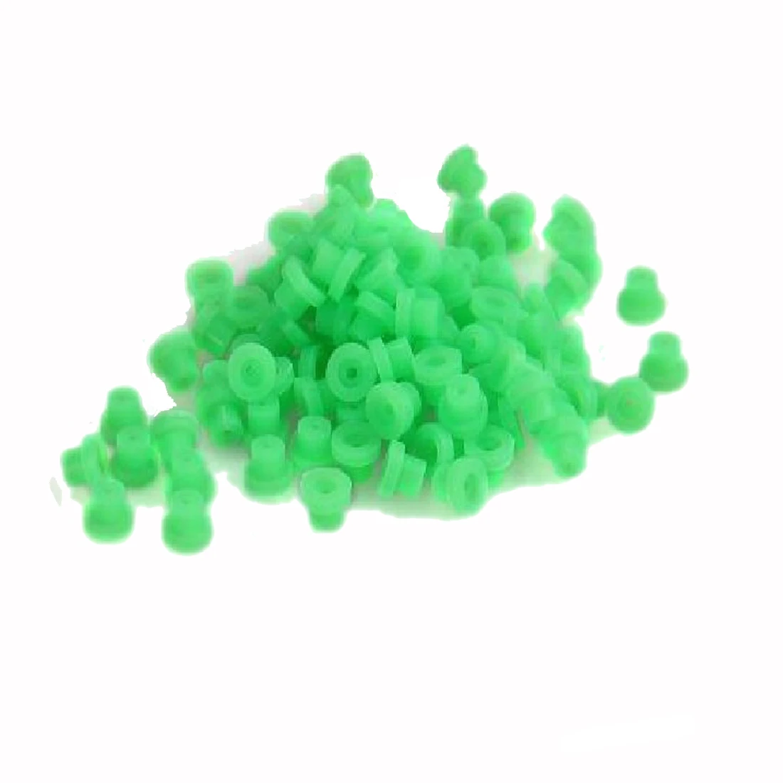 

100Pcs Tattoo Machine Needle Rubber Grommets Nipples Hole Plug Electrical Accessory Soft Useful Green