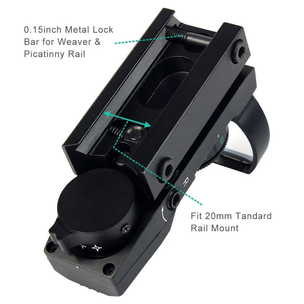 Red Dot Finder Scope телескоп 5 уровней яркости Finderscope Star Pointer металлический Starpointer