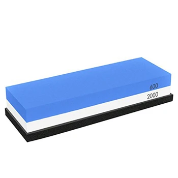 

Hot sale Knife Sharpening Sharpener Stone Whetstone 600 2000 Grit Silicon Non-slip Base and Ebook Included for Kitchen Knives,