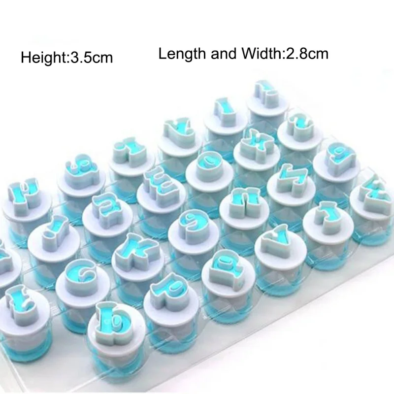 

DIY Baking Tools 26PCS Lowercase Letters Fondant Plastic Cutting Fondan English Biscuit Baking Cutting Molds DIY Word Kitchen