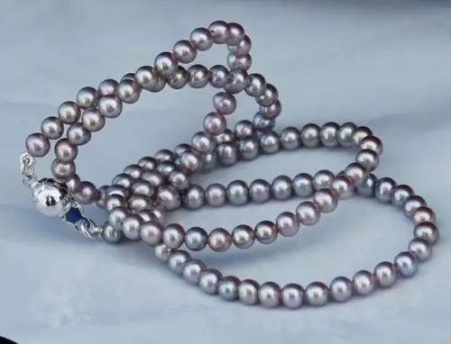 

huij 004902 10-11mm Real Natural full colour Akoya Pearl Necklace