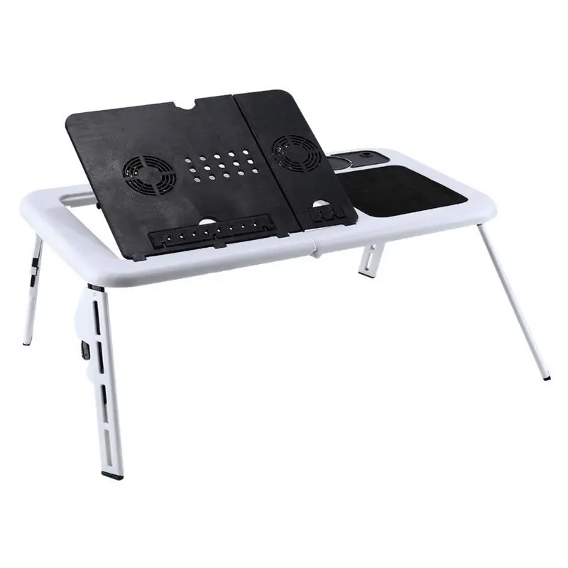 Стол для ноутбука складной стол e-настольная кровать охлаждающие usb-вентиляторы крепление для телевизора лоток