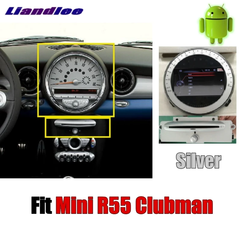 Liandlee coche Multimedia NAVI para Mini Clubman R55 2007 ~ 2014 Android sistema reproductor de DVD auto Radio estéreo GPS mapa de Navegación