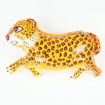 

50pc 70*45cm cartoon animal Aluminum foil balloons leopard shaped balloons birthday party Supplies kids toy