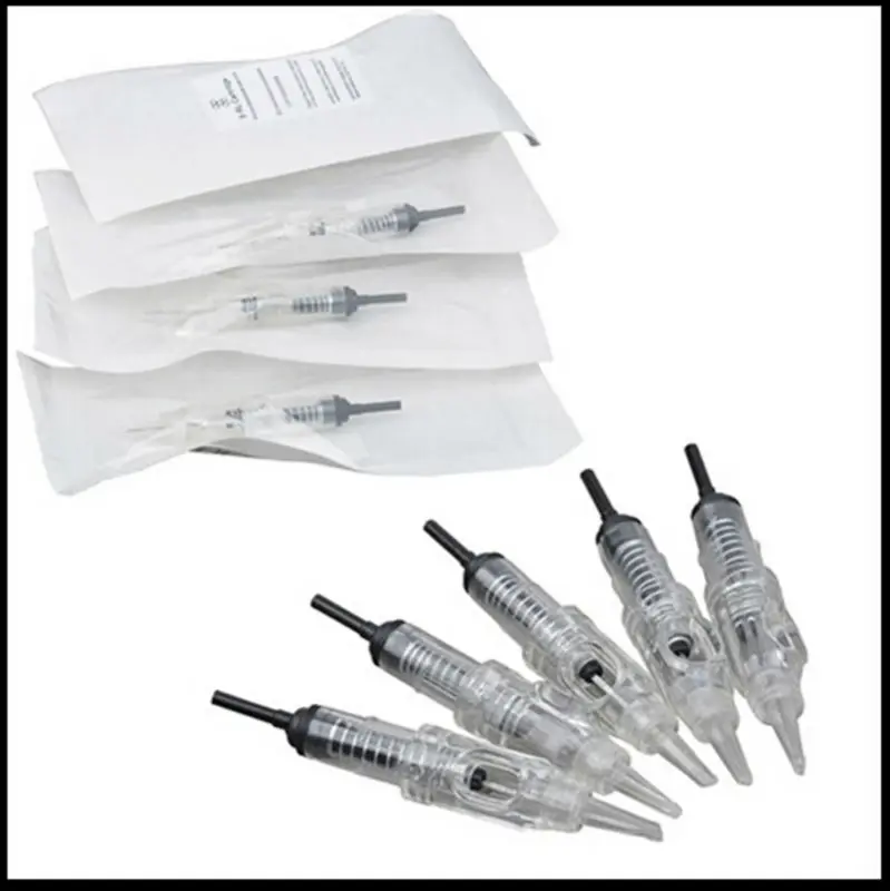 Дешевый 500 шт. 1RL 400 шт. 3RL/3RS micro иглы 1000 шт. кольцо чашек чернил 1000 шт. пластиковые чернил чашки