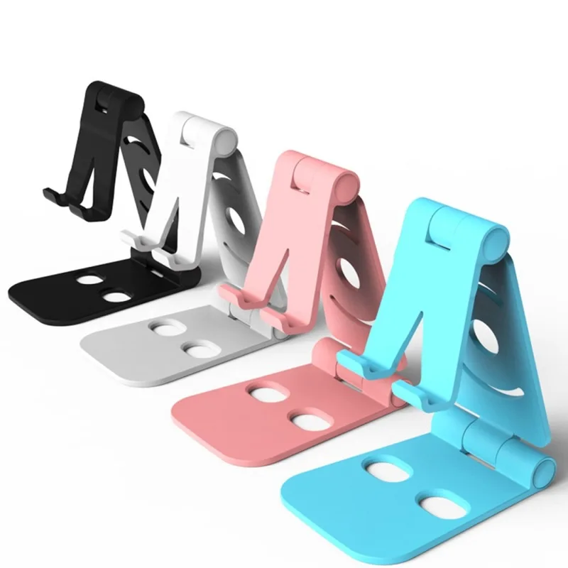 

Universal Adjustable Mobile Phone Holder For iPhone Plastic Phone Stand Desk Tablet Folding Stand Desktop
