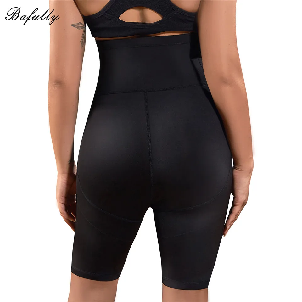

Bafully High Waist Shorts Body Shaper for Women Elastic Shaping Pants Butt Lifter Slimming Tummy Control Shapewear Weight Loss