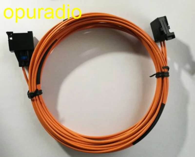 

MOST Optical Fiber Cable Connectors Male To Female cable 100CM For BMNW Mercedes Au-di AMP Bluetooth car GPS fiber cable