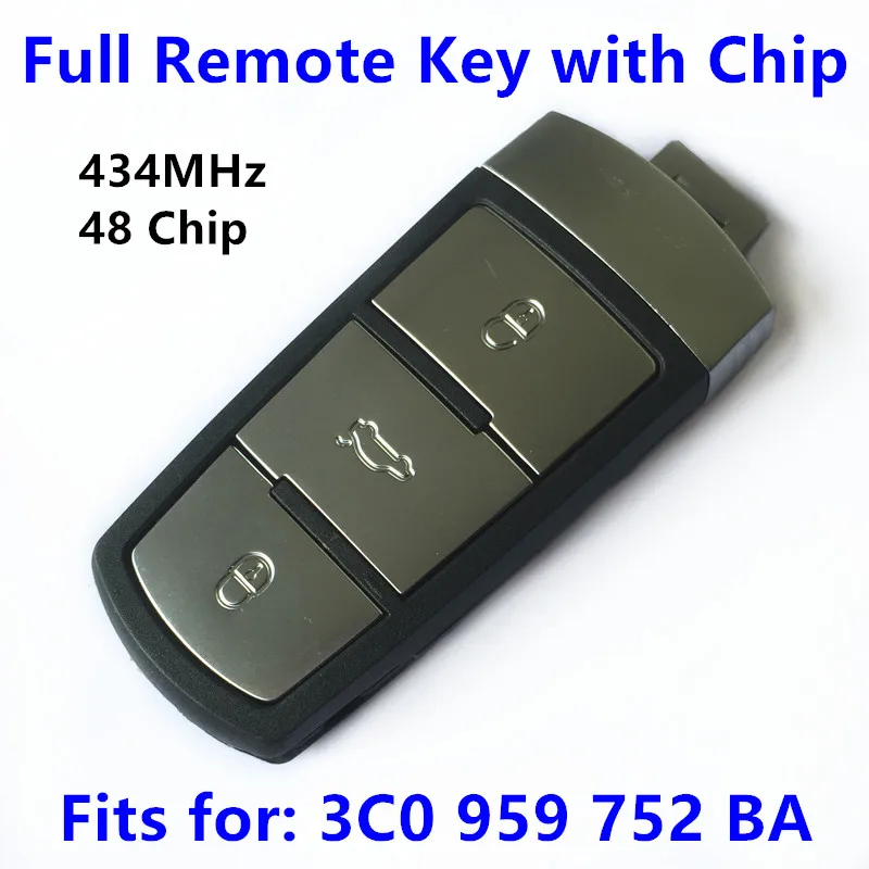 Prix pour À distance Smart Key 433 Mhz pour VW Passat CC Magotan Voiture Sans Clé De Contrôle D'entrée 3C0959752BA 752BA 3C0 959 752 BA Prix pour À distance Smart Key 433 Mhz pour VW Passat CC Magotan Voiture Sans Clé De Contrôle D'entrée 3C0959752BA 752BA 3C0 959 752 BA