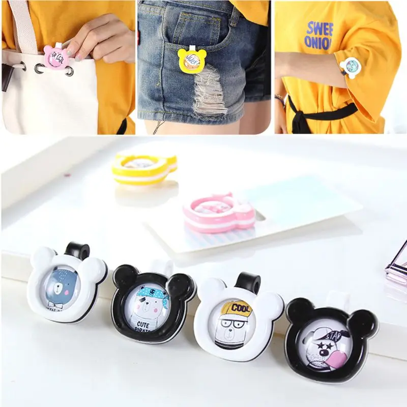 

1pc Cute Bear Useful Mosquito Buckle Summer Baby Pregnant Button Repellent Reject Adults Protection Random delivery