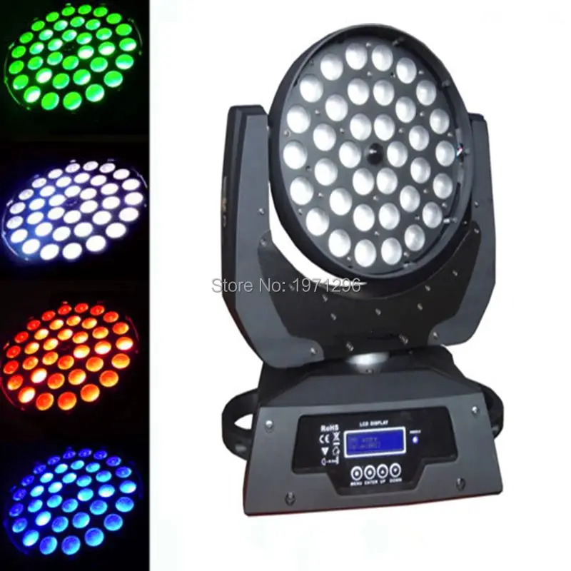

LED wash fixture RGBWA led zoom beam moving head stage light Dynamic Circle Section control dmx 36x15w led zoom wash light