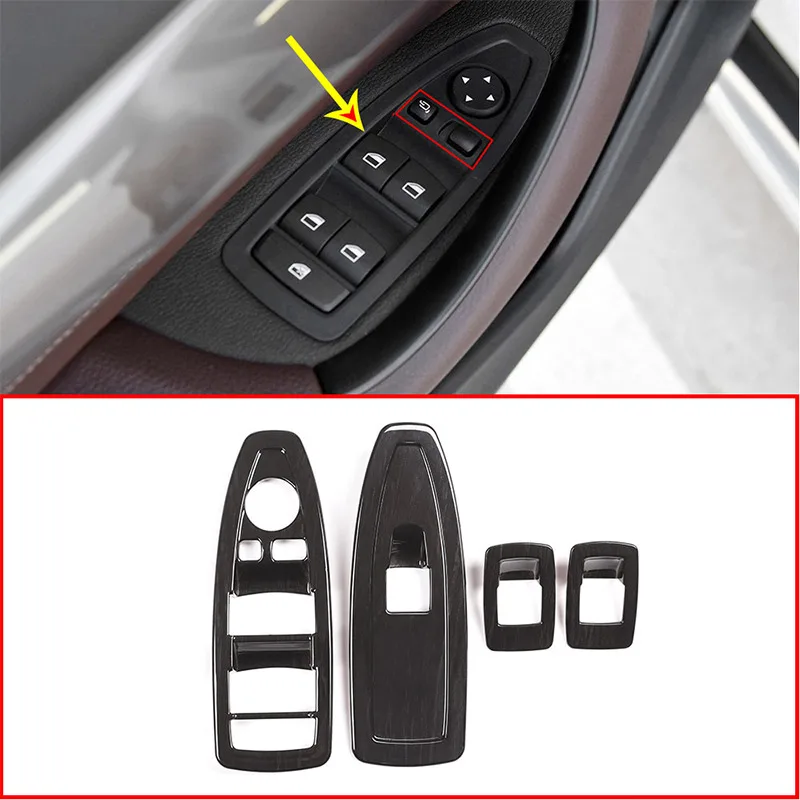 4 шт. стеклоподъемники для BMW X1 F48 2015 2016 20i 25i 25le 2016-2019 кнопки Swtich отделка рамы X2 F47 2018