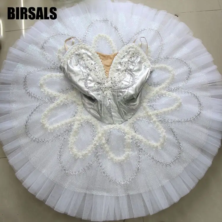 Best Seller Adult White Snow Queen Professional Tutus Platter Costume