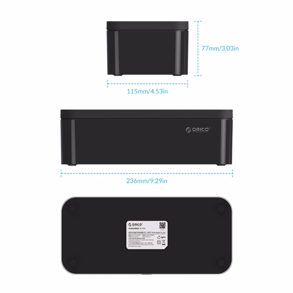 ORICO PB1028 USB зарядное устройство протектор Коробка кабель управление электрические