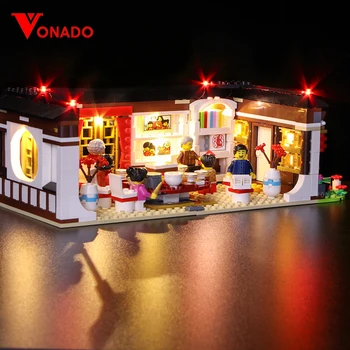 

Led light for Lego 80101 Chinese series 2019 New Year's dinner Dragon dance Model Building Kits Block Brick (Only light)