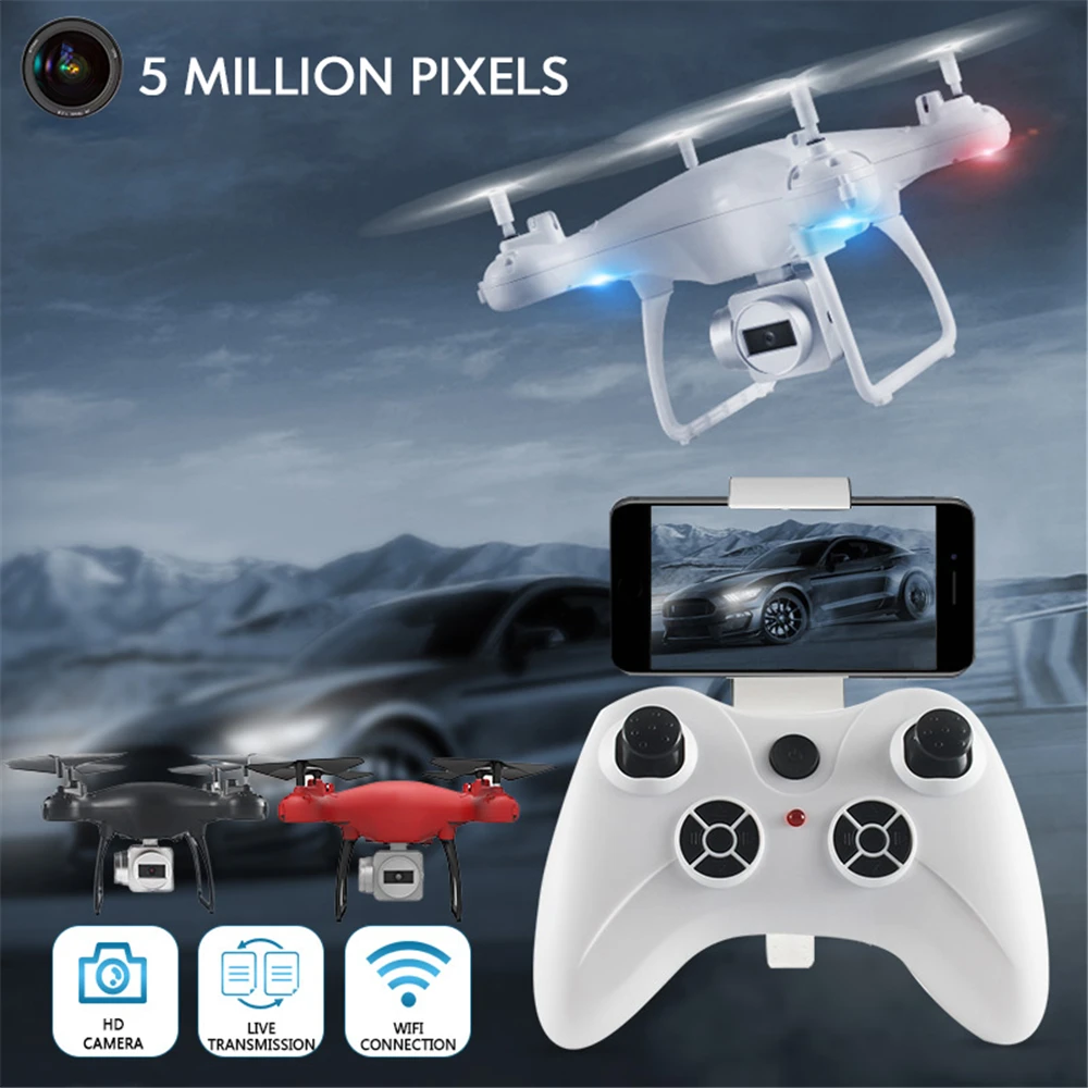 Phoota 2,4 ГГц Wi-Fi FPV 5.0MP Full HD 2MP 1080P 20 мин 6 оси 4CH беспроводной Радиоуправляемый Дрон высота удерживает один ключ посадки Квадрокоптер подарок