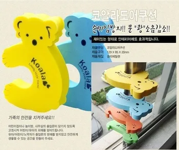 

4PCS/Set Cartoon Baby Kids Door Stoppers Animal Jammers Stop Door stopper holder lock Safety Guard Finger Protection