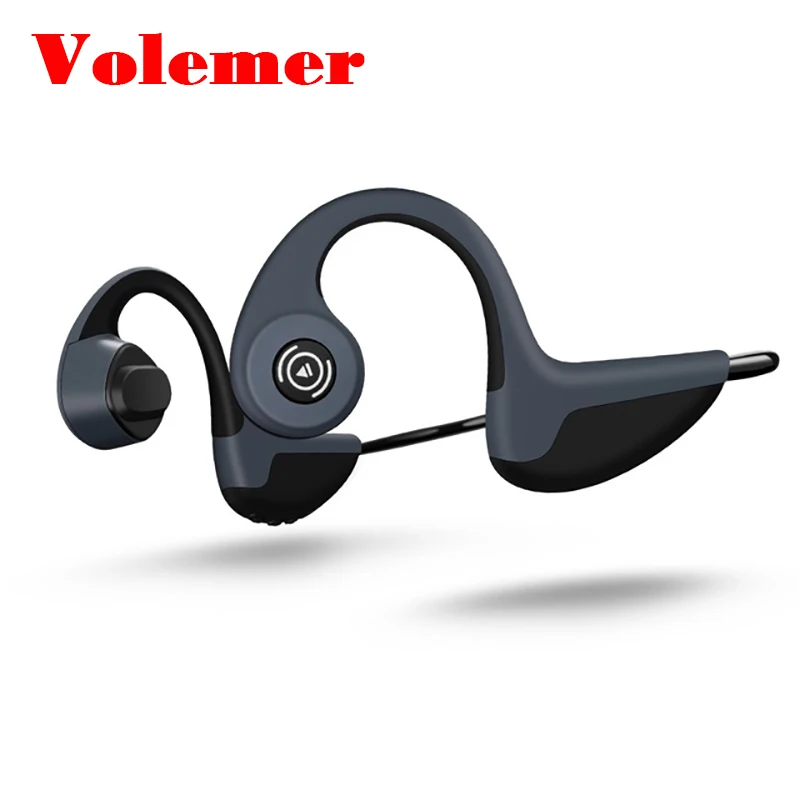 

Volemer 2018 Bluetooth 5.0 Bone Conduction Headsets Wireless Sports earphones Handsfree Bone Outdoor Sport Headsets with Mic