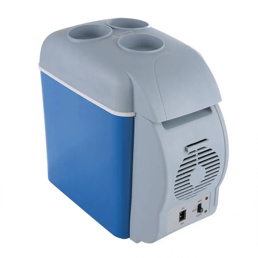 

7.5L Car refrigerator car Travel Vehicular Fridge Dual-use portable hot and cold mini heating and cooling box with