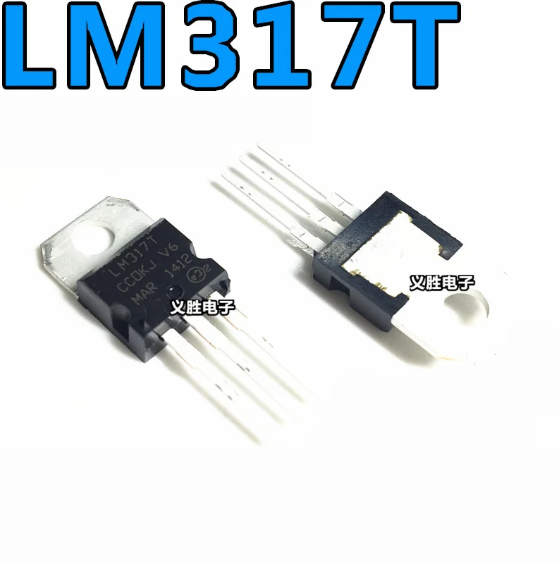 

1pcs LM317T New Original Three-terminal Regulator LM317 Adjustable 1.2~37V Genuine Transistor TO-220