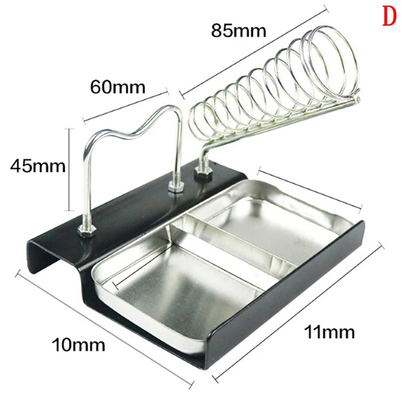 Металлическое основание, кронштейн для паяльника, опорная станция, паяльник, пистолет, подставка, держатель, опорная станция, рамка для электрической работы - Цвет: Type D