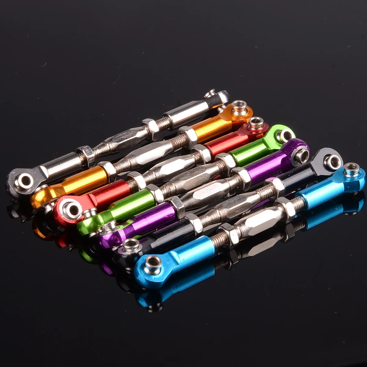 

Silver Front/Rear & Servo Link SLA013 For TRAXXAS SLASH 4x4 RC 1:10 Car