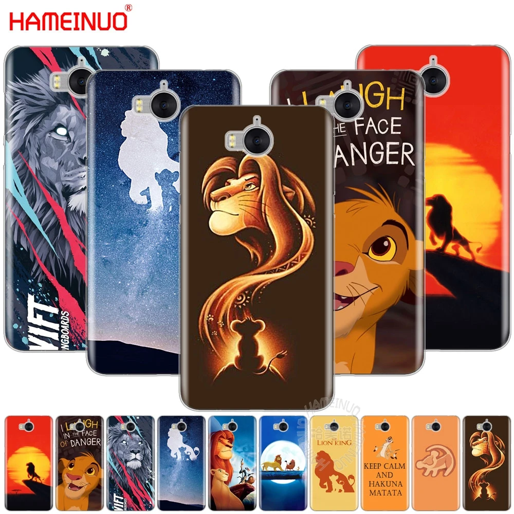 

HAMEINUO the lion king animal cell phone Cover Case for huawei honor 3C 4X 4C 5C 5X 6 7 Y3 Y6 Y5 2 II Y560 Y7 2017