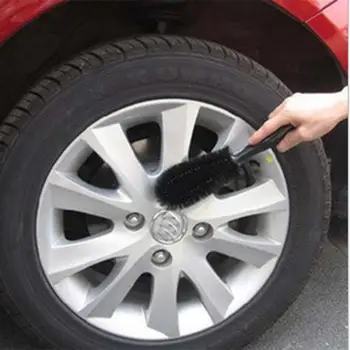 

LumiParty Car wheel brush Car Truck Motorcycle Bicycle Washing Cleaning tool Wheel Tire Rim Scrub Brush Car Brush Tool r30