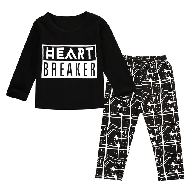 Buy Boys Clothes Set T shirt Tops+Long Pants 2PCS